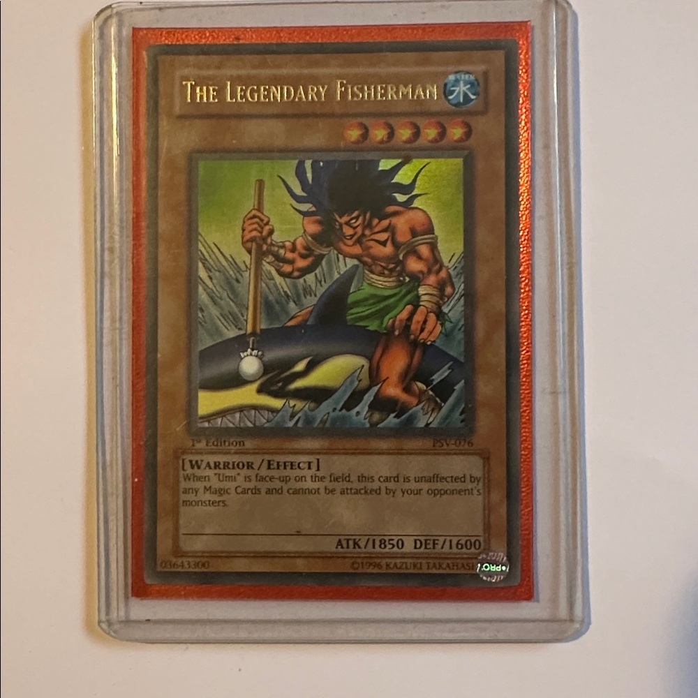 Yu-Gi-Oh! The Legendary Fisherman 1ed holo.